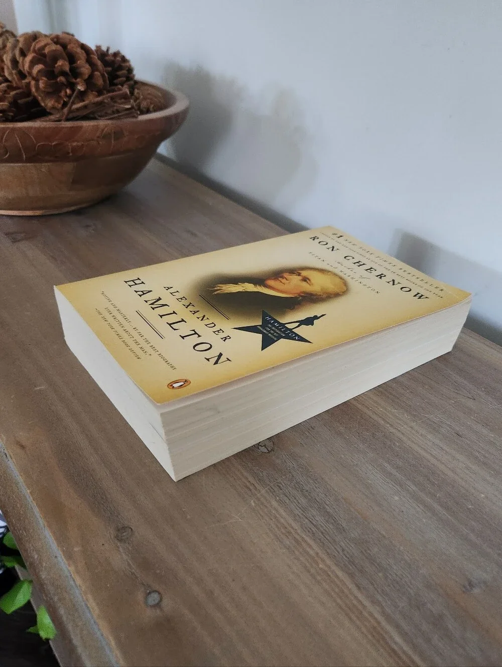Alexander Hamilton Ron Chernow Paperback Biography Broadway Musical History